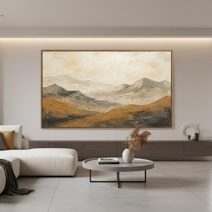 2Modern Earthy Landscape Painting #MELA330