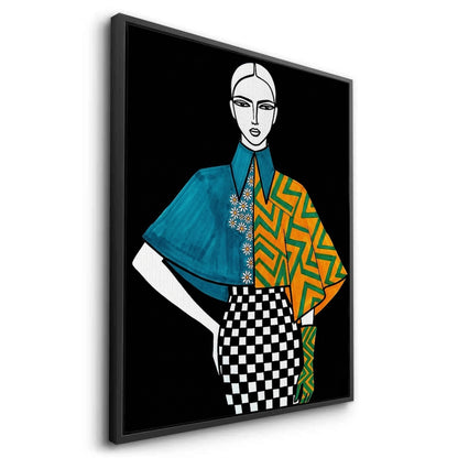 Modern Fashion Illustration - Canvas