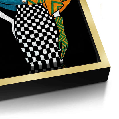 Modern Fashion Illustration - Canvas
