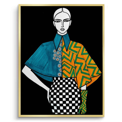 Modern Fashion Illustration - Canvas