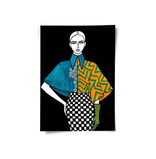 Modern Fashion Illustration - Poster