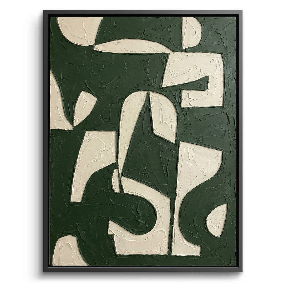 2Modern Forest Geometric Painting #MFGE110