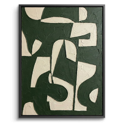 Modern Forest Geometric Painting #MFGE110