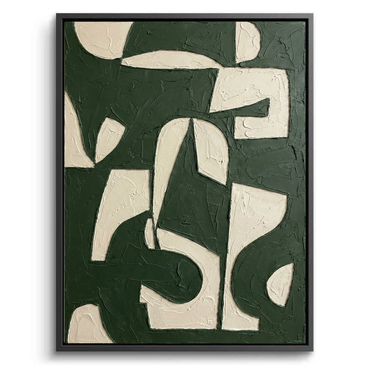 Modern Forest Geometric Painting #MFGE110