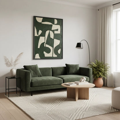Modern Forest Geometric Painting #MFGE110