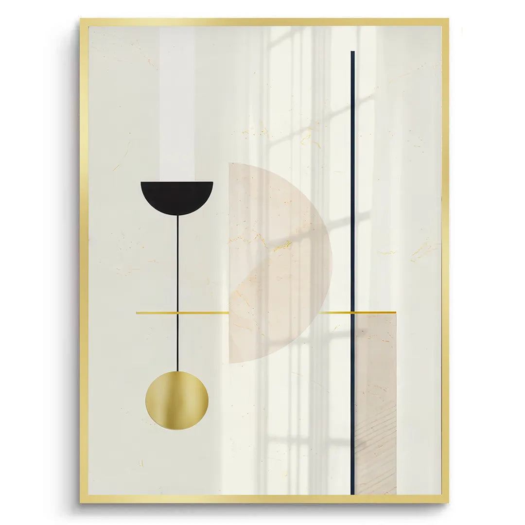 2Modern Geometric Set of 3 - Fine Art