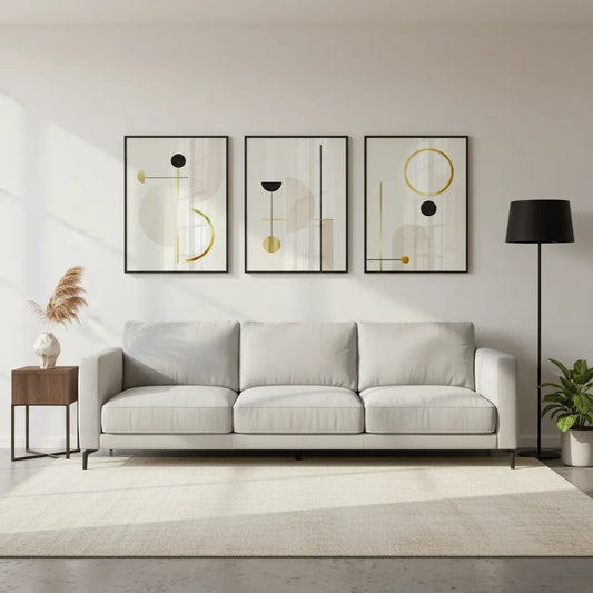 Modern Geometric Set of 3 - Fine Art
