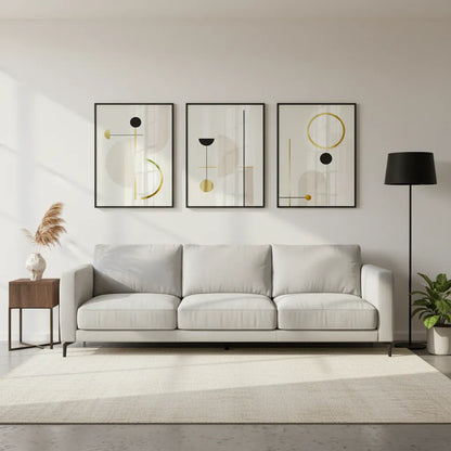 Modern Geometric Set of 3 - Fine Art