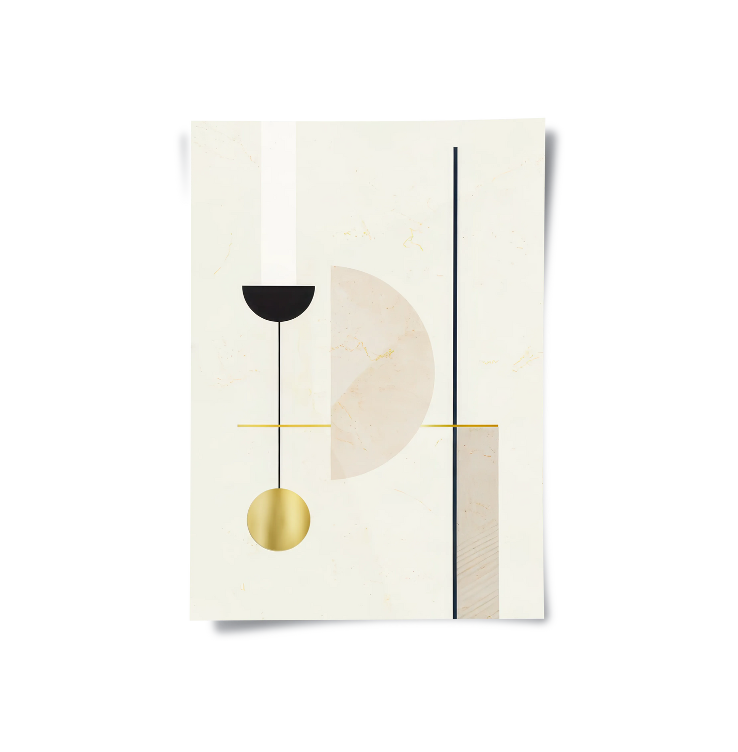 2Modern Geometric Set of 3 - Poster