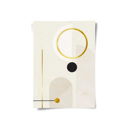 Modern Geometric Set of 3 - Poster