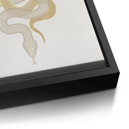 Modern Gold Python - Canvas