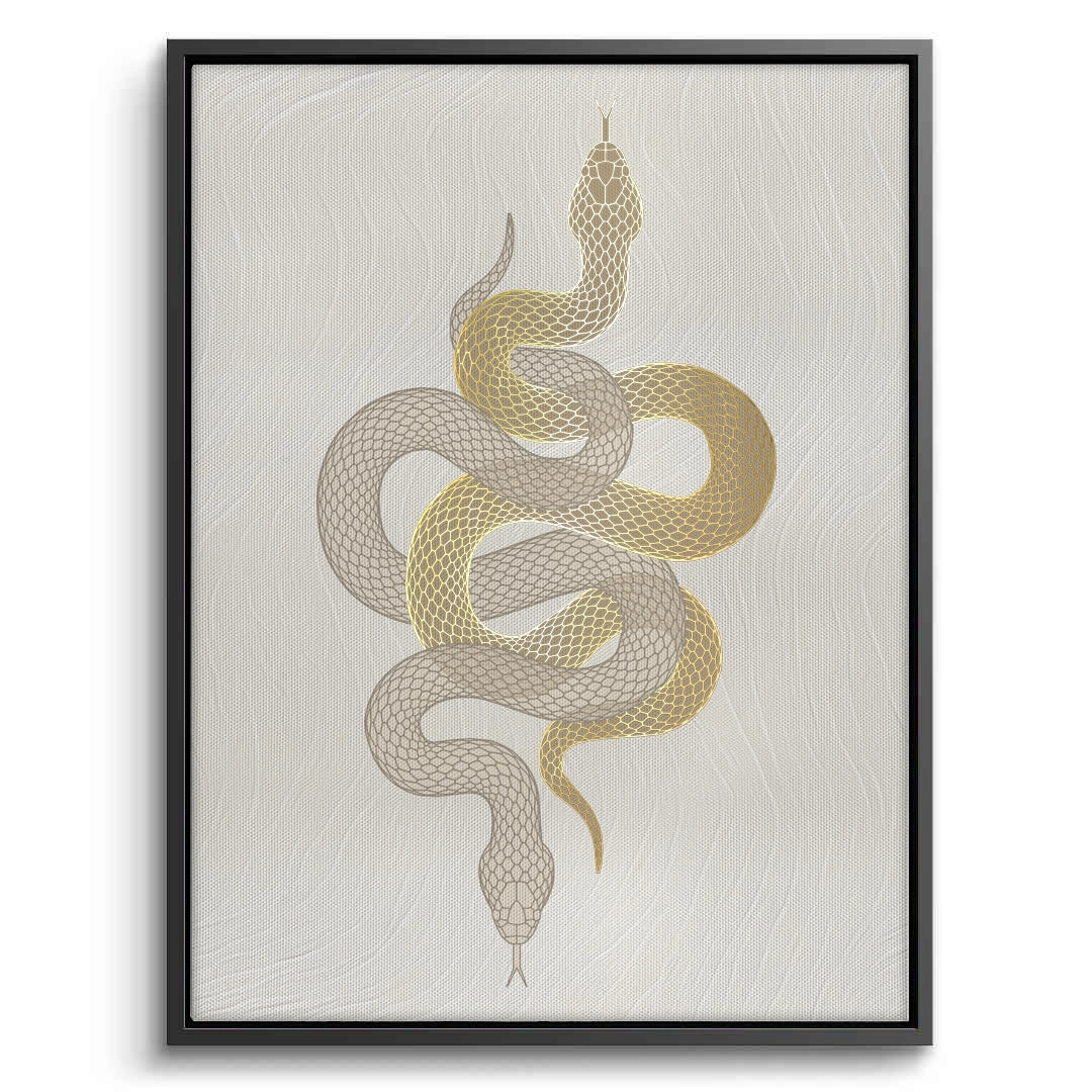 2Modern Gold Python - Canvas