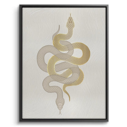 Modern Gold Python - Canvas