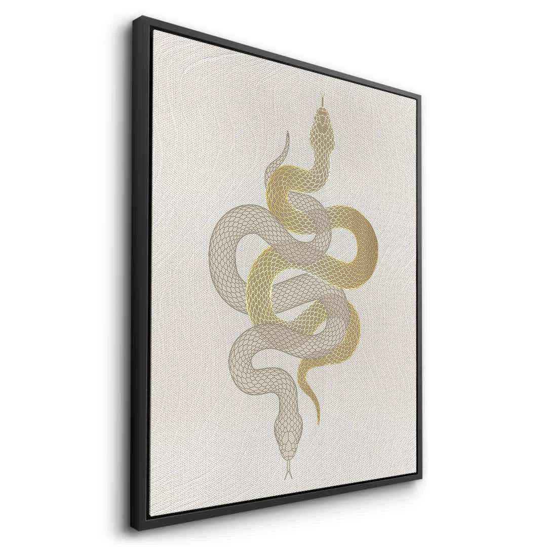 2Modern Gold Python - Canvas