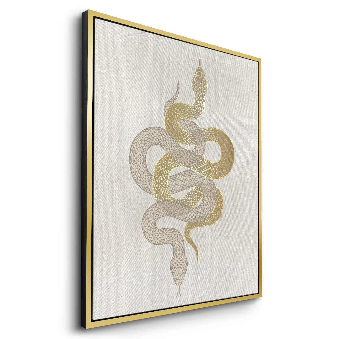 2Modern Gold Python - Canvas