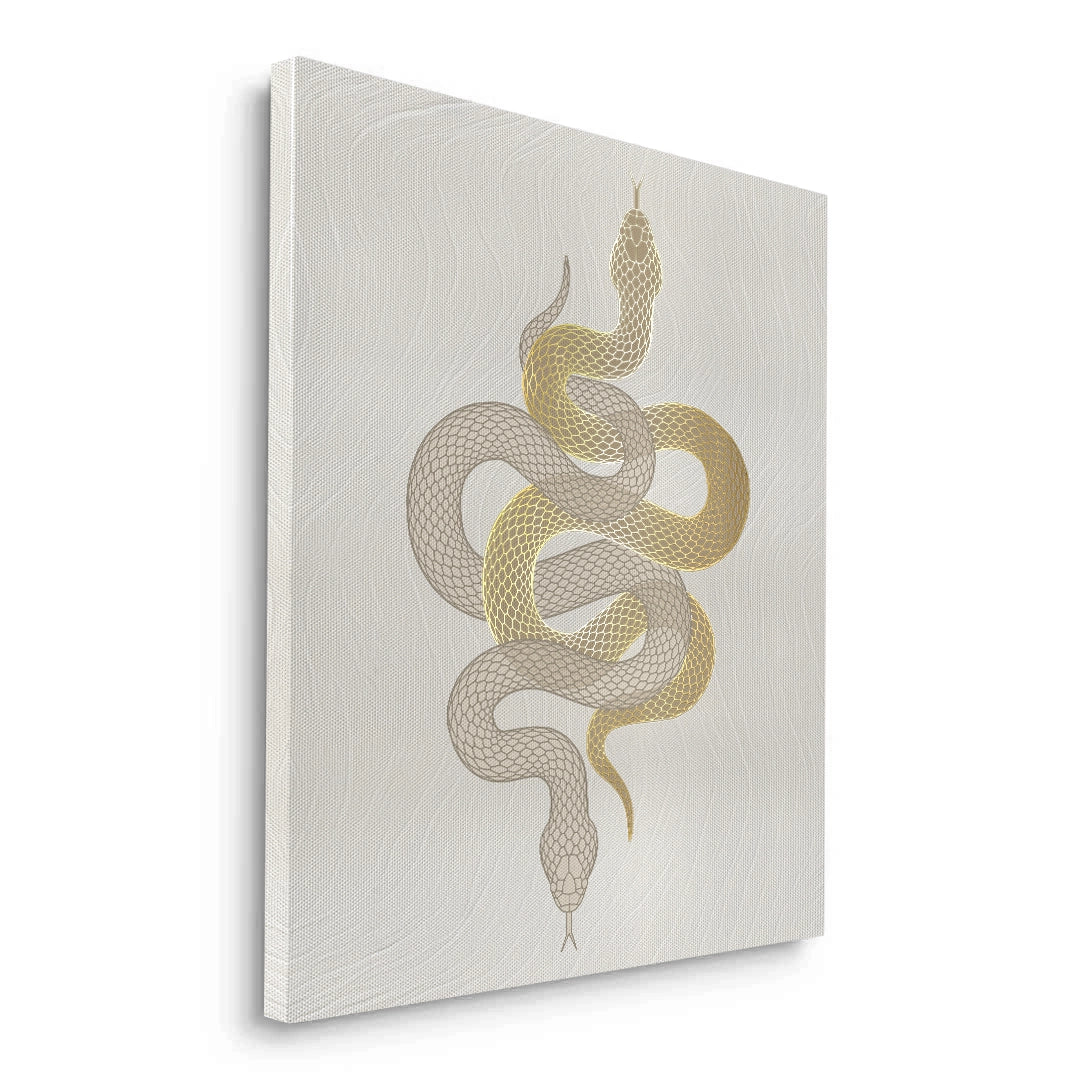 2Modern Gold Python - Canvas