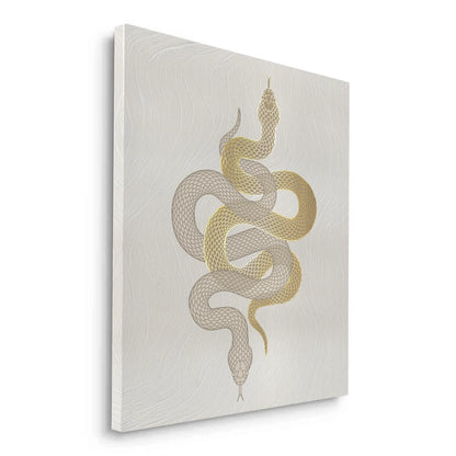 Modern Gold Python - Canvas