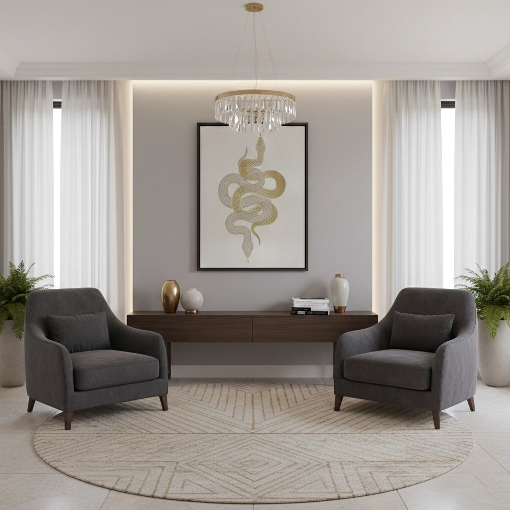 2Modern Gold Python - Canvas