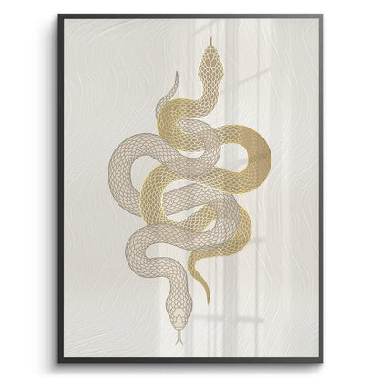 Modern Gold Python - Fine Art