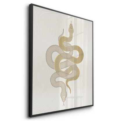 Modern Gold Python - Fine Art