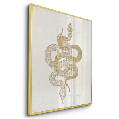 Modern Gold Python - Fine Art