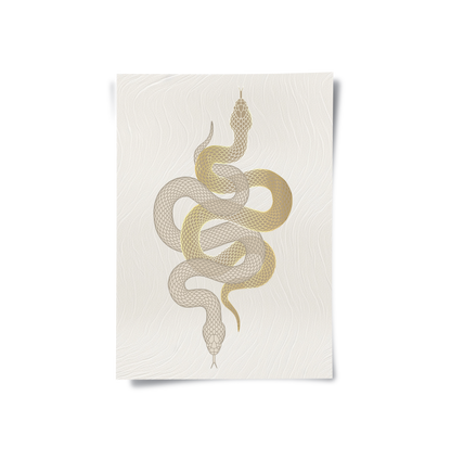 Modern Gold Python - Poster