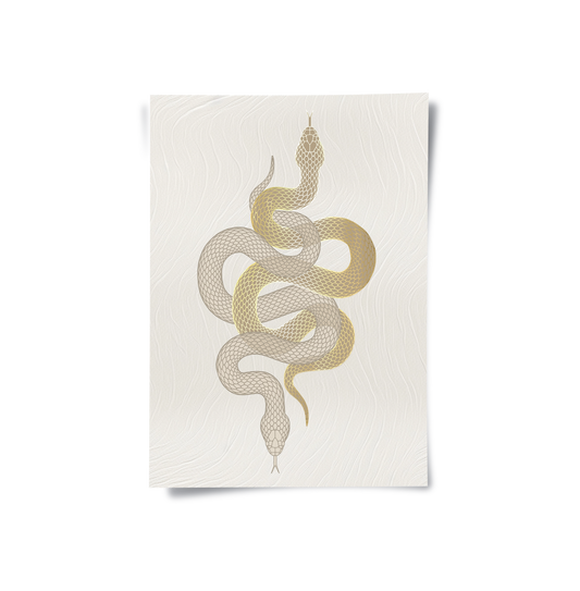 Modern Gold Python - Poster