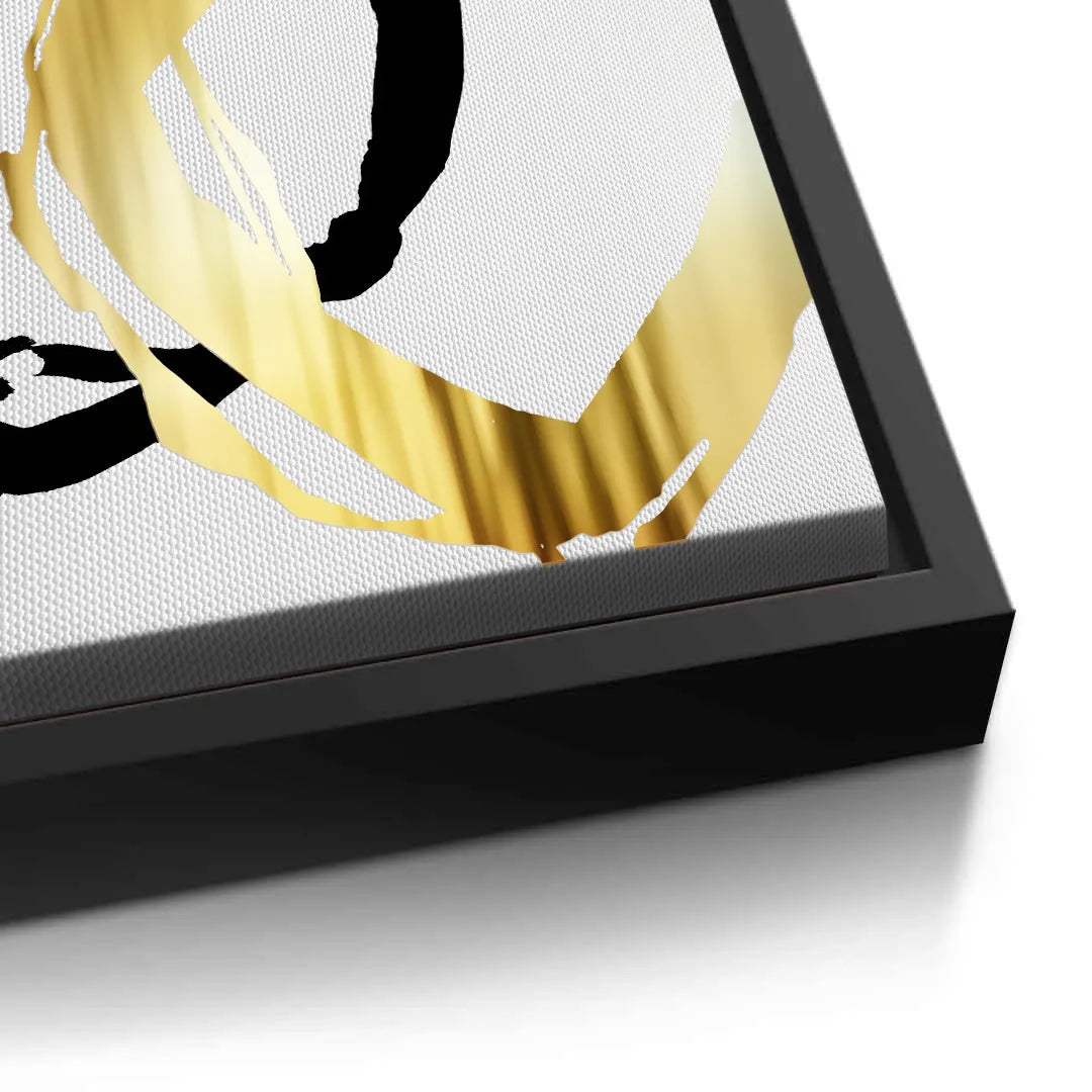 2Modern Interlocking Rings - Canvas