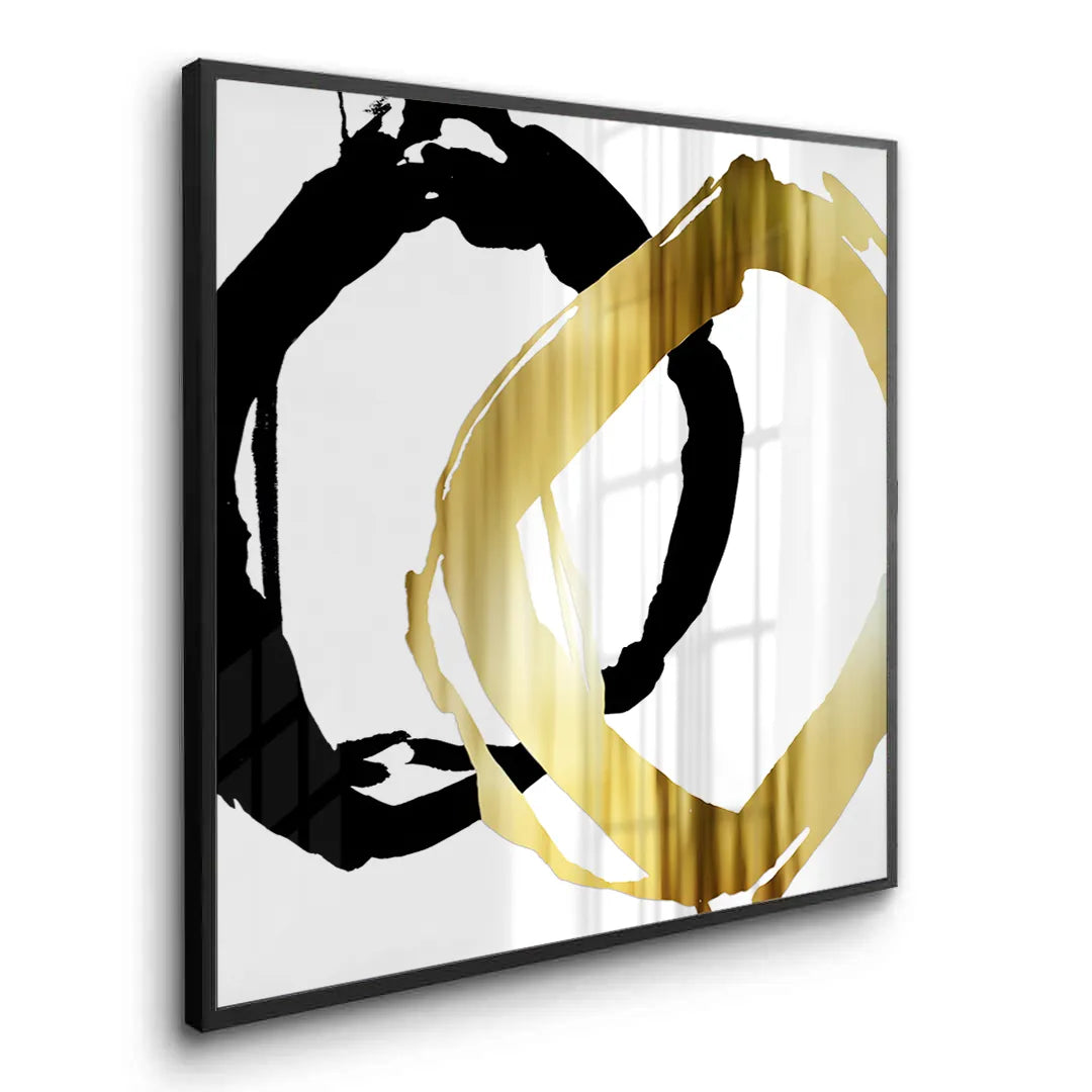 2Modern Interlocking Rings - Fine Art