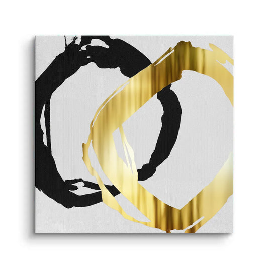 Modern Interlocking Rings - Canvas