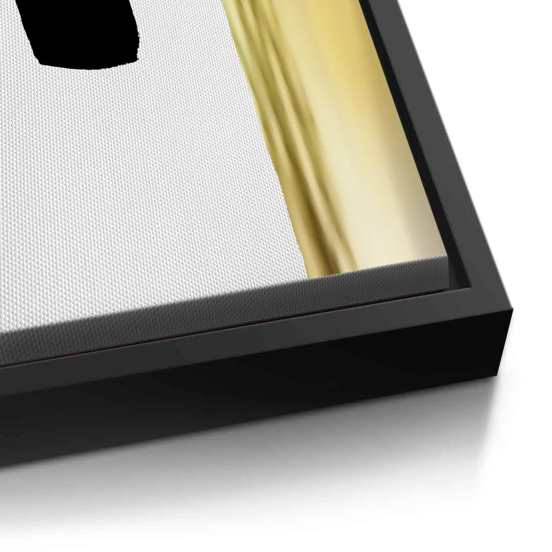 Modern Minimalist Gold - Canvas - Jasmineart.ae