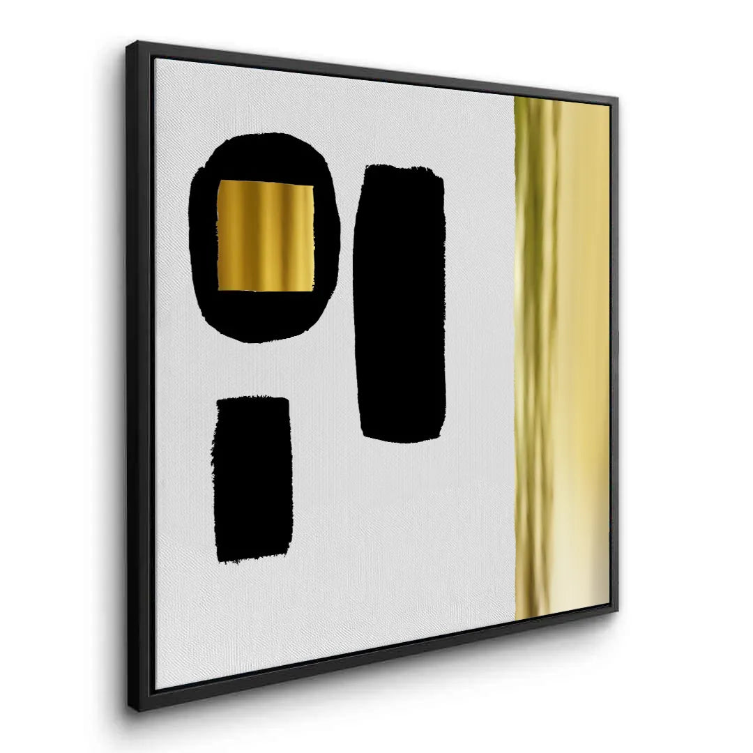 Modern Minimalist Gold - Canvas - Jasmineart.ae