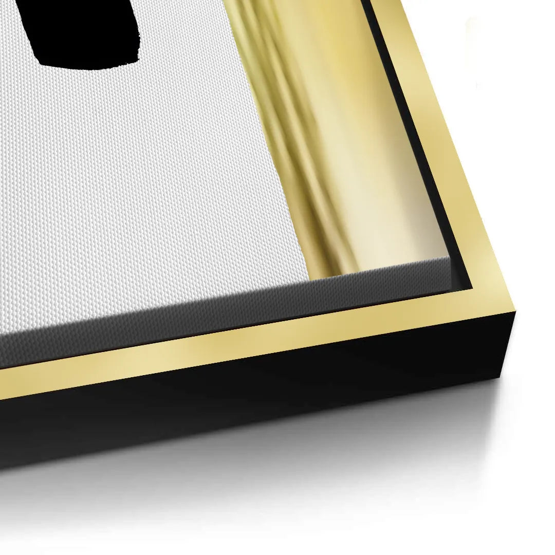 Modern Minimalist Gold - Canvas - Jasmineart.ae