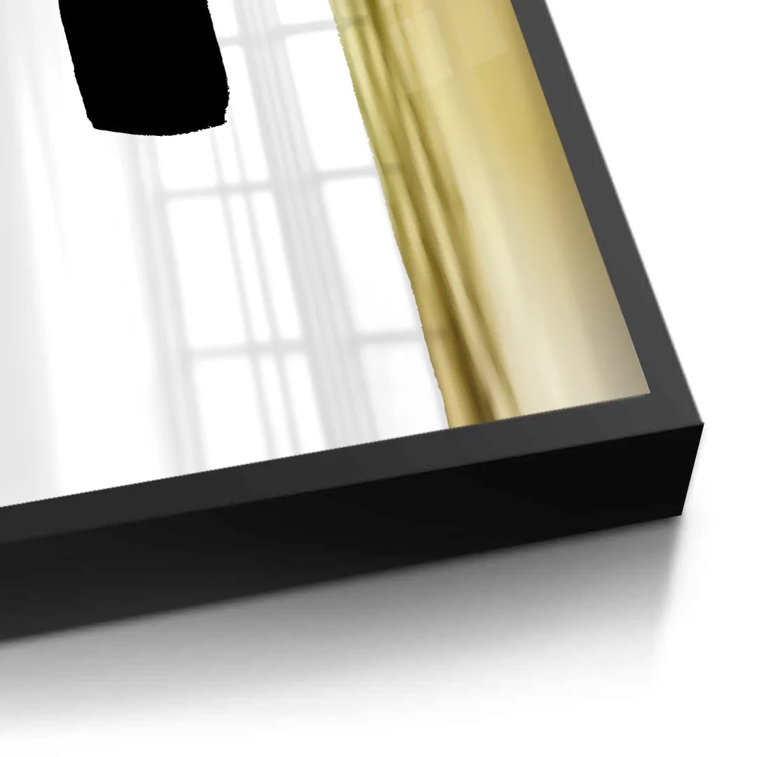 Modern Minimalist Gold - Fine Art - Jasmineart.ae