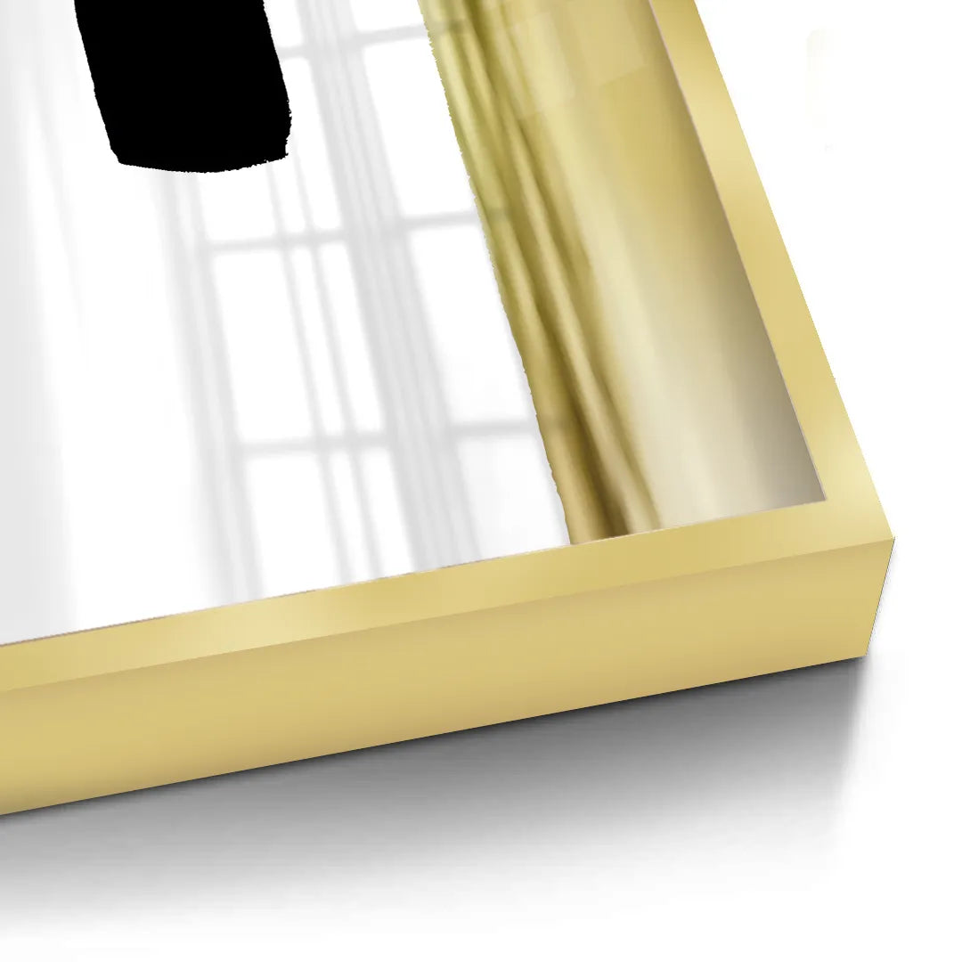 Modern Minimalist Gold - Fine Art - Jasmineart.ae