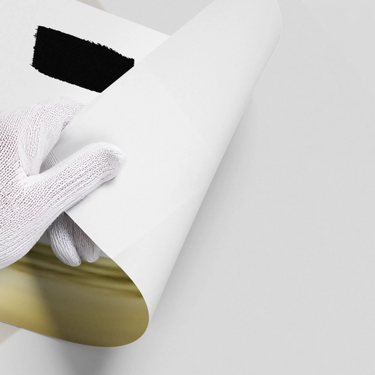 Modern Minimalist Gold - Poster