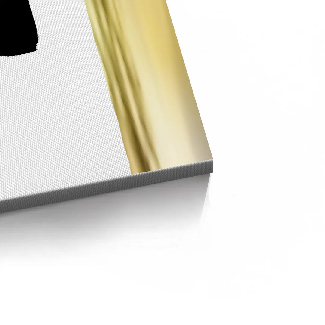 Modern Minimalist Gold - Canvas - Jasmineart.ae