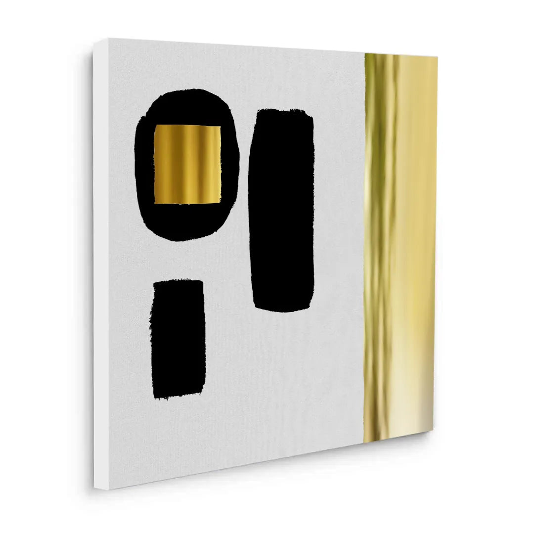 Modern Minimalist Gold - Canvas - Jasmineart.ae