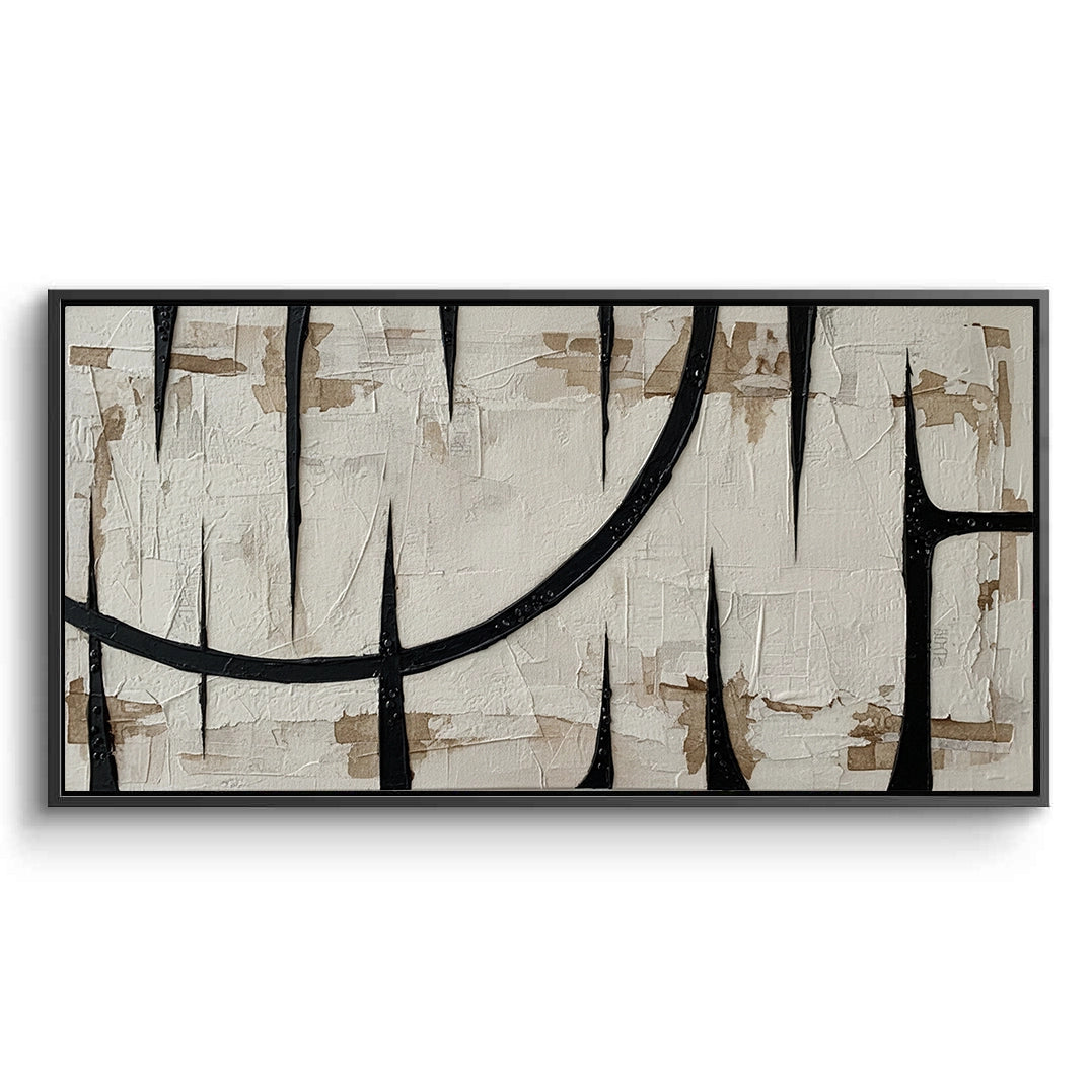 2Modern Monochrome Thorn Painting #MMTH110