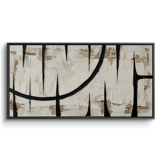 Modern Monochrome Thorn Painting #MMTH110