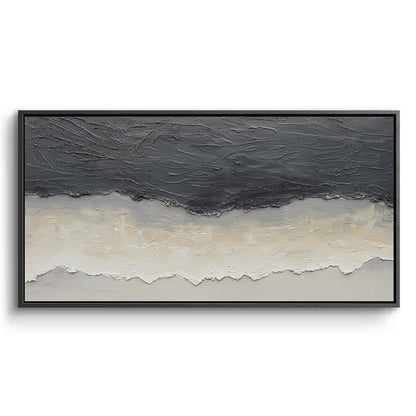 Modern Monochrome Wave Painting #MMWA330
