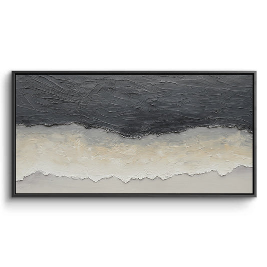 Modern Monochrome Wave Painting #MMWA330