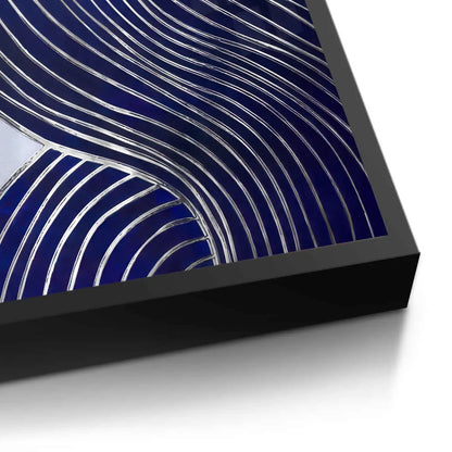 Modern Navy Blue Set of 2 - Fine Art