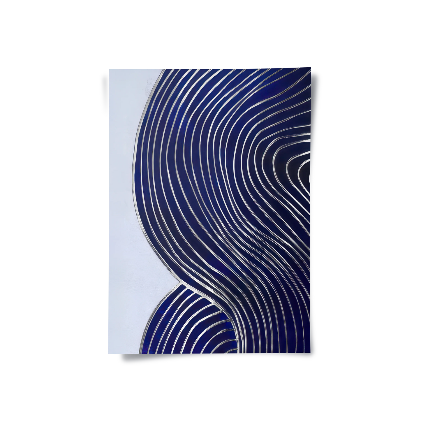 2Modern Navy Blue Set of 2 - Poster