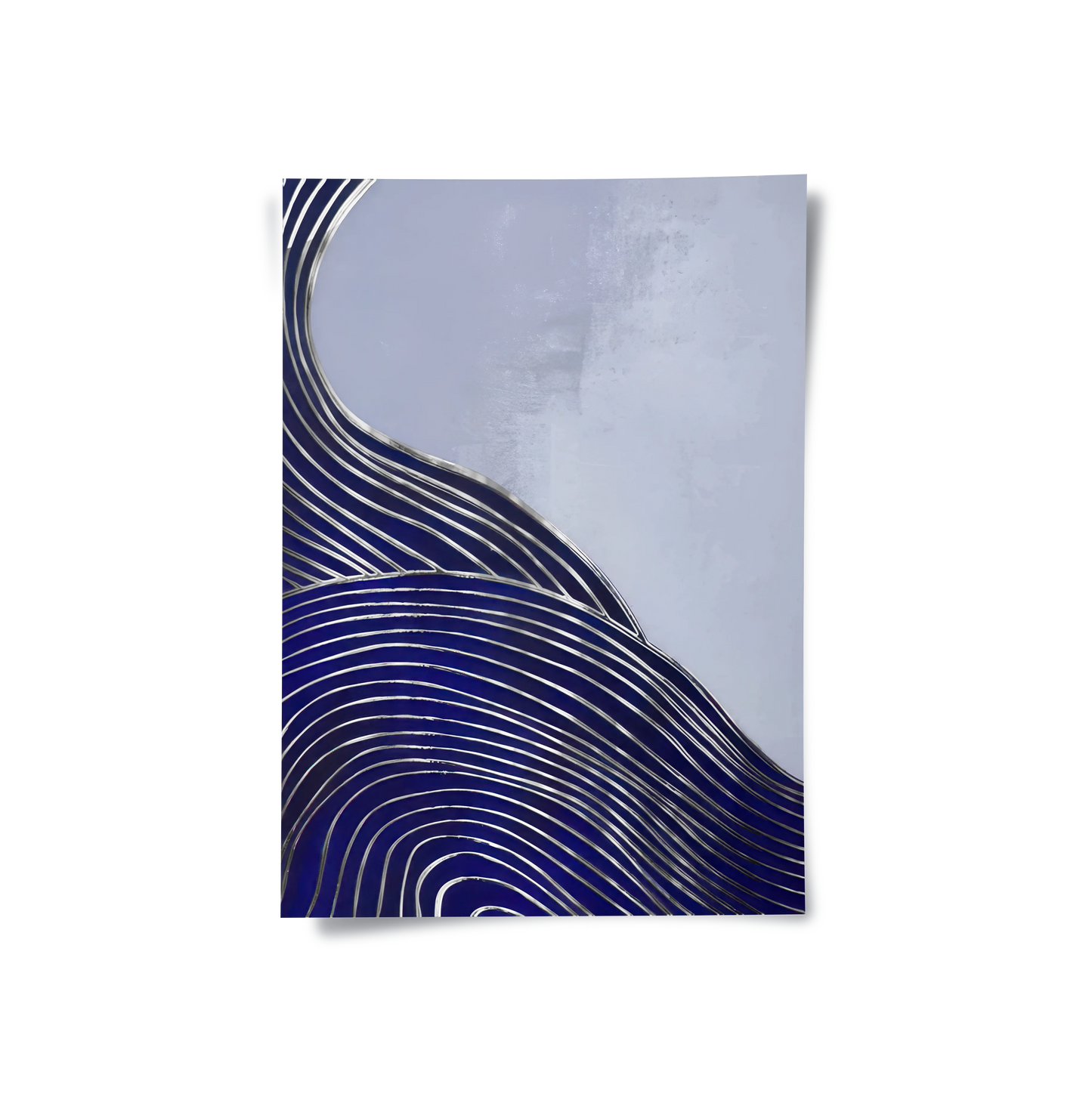 2Modern Navy Blue Set of 2 - Poster