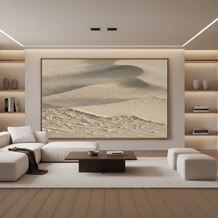 2Modern Neutral Desert Painting #MNDE330