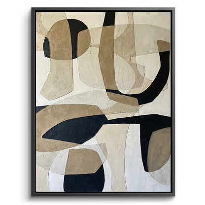 Modern Neutral Geometric Painting #MNGE110