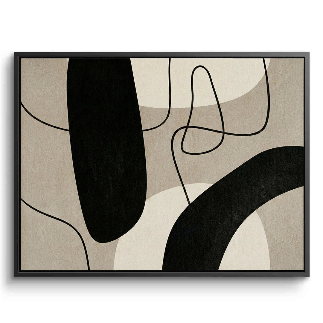 2Modern Neutral Line Painting #MNLI110