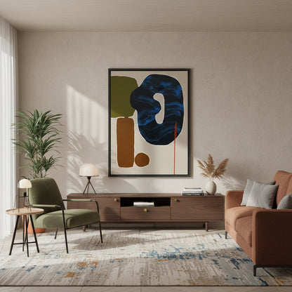 Modern Organic Geometric Painting #MOGE110