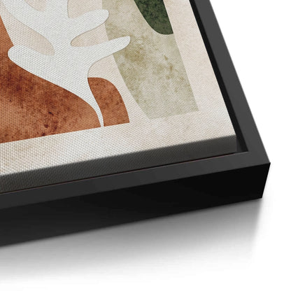 Modern Organic Shapes Abstract - Canvas